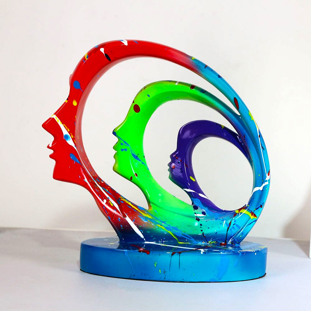 Fluorescence Life Phases Sculpture