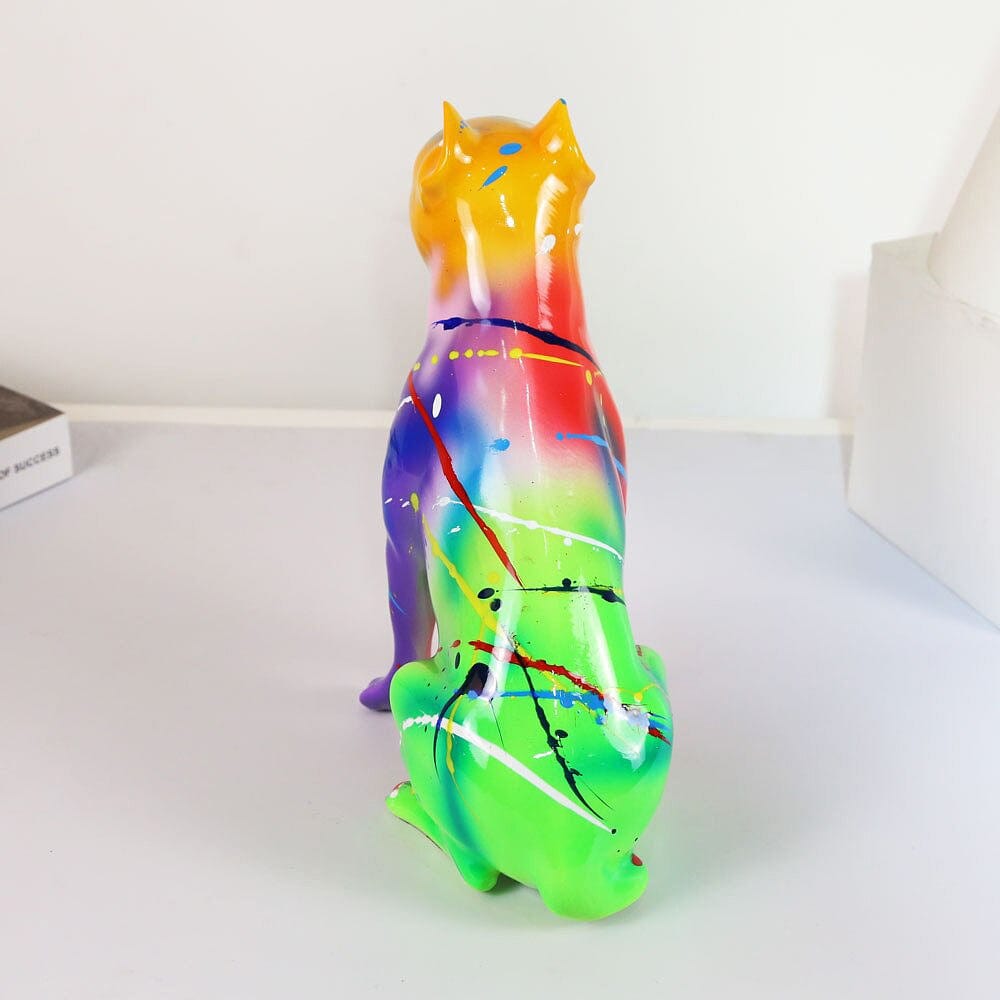Fluorescence Staffordshire Terrier Statue