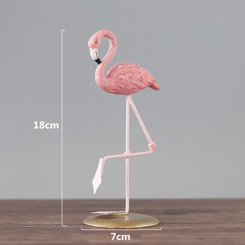 Flamingo Simulation Figurines