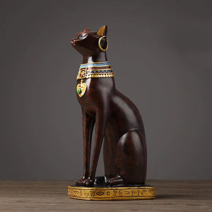 Collectible Nordic Egyptian Cat Statue