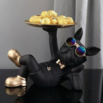 French Bulldog Butler Statue