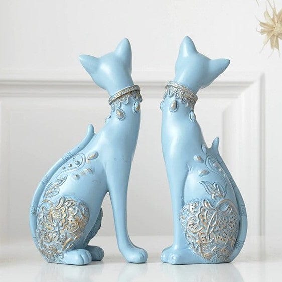 Posh Cat Nordic Statue (Pair)