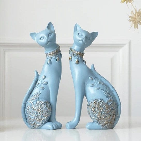 Posh Cat Nordic Statue (Pair)
