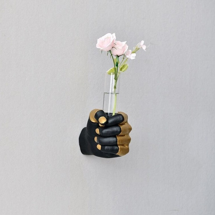 Wall Fist Flower Vase
