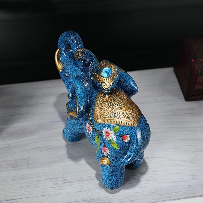 Floral Elephant Luxury Statue