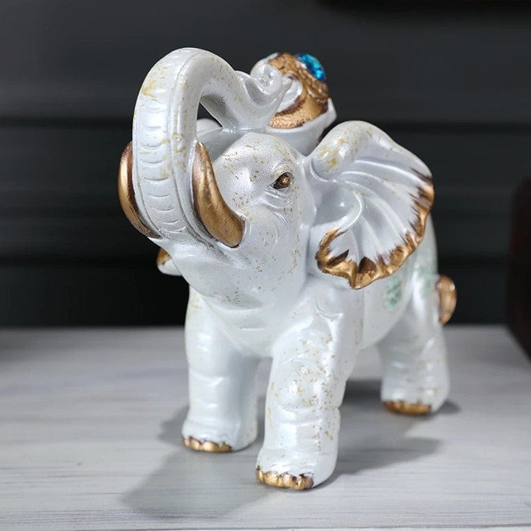 Floral Elephant Luxury Statue