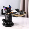 Frenchie Flexing Butler Statue