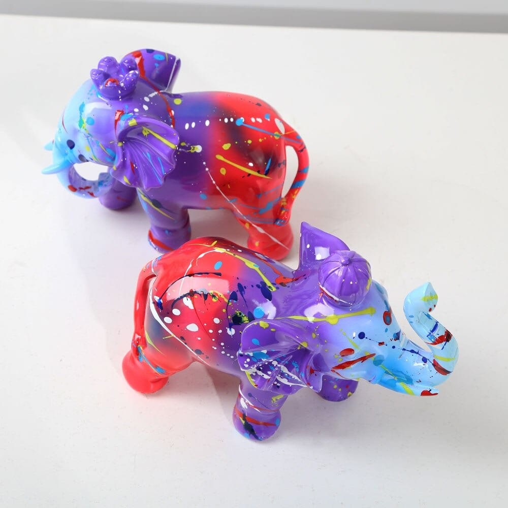 Fluorescence Elephant Statue