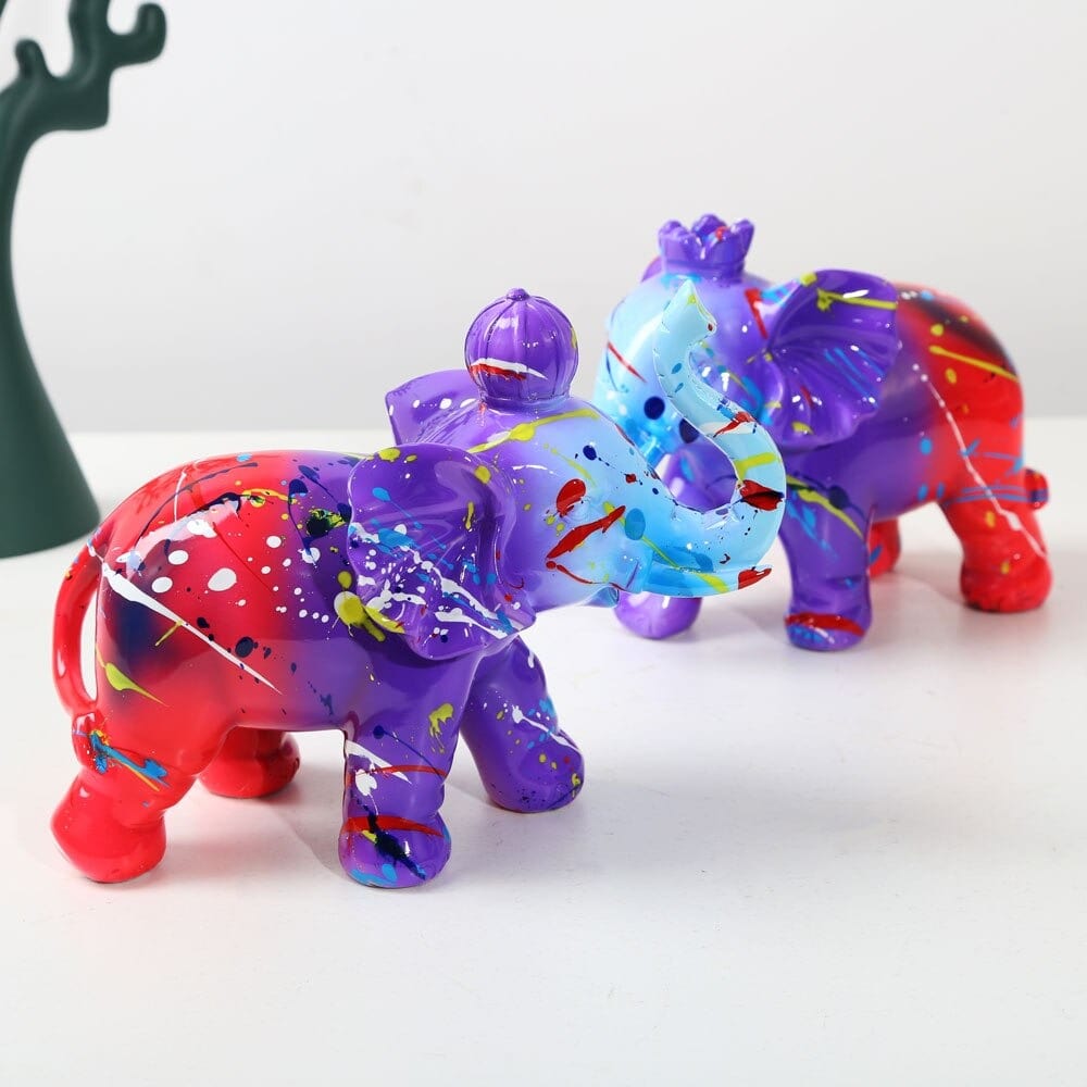 Fluorescence Elephant Statue