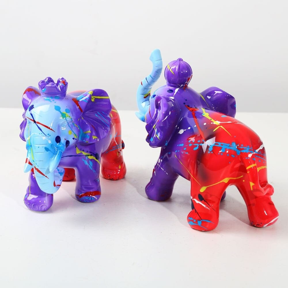 Fluorescence Elephant Statue