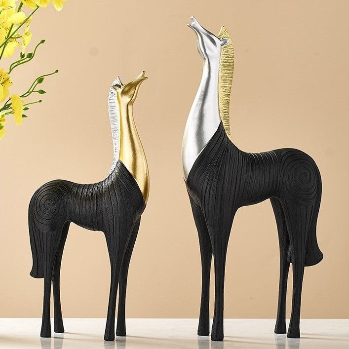 Fengshui Modern Horse Sculpture