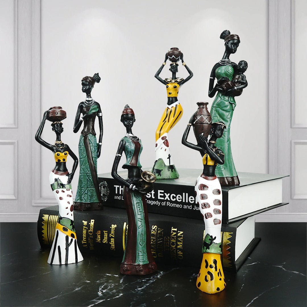 Cultural African Women Figurines