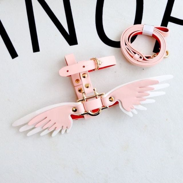 Angel Wings Leather Harness