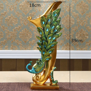 Classic Luxury Peacock Statue