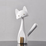Abstract Designed Cat Statues