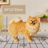 Pomeranian Simulation Statue