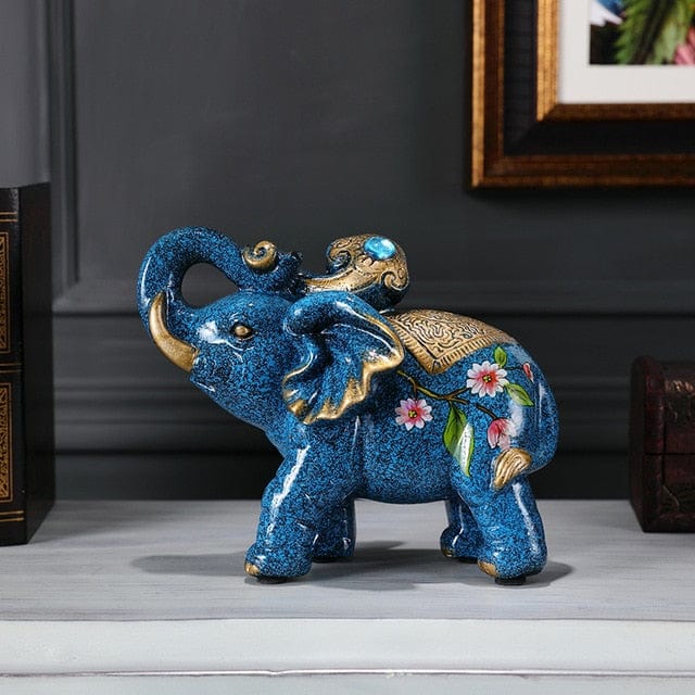Floral Elephant Luxury Statue