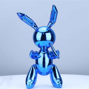 Metallic Finish Rabbit Statue