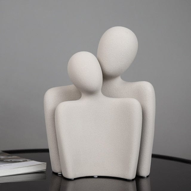 Embracing Couple Sculpture