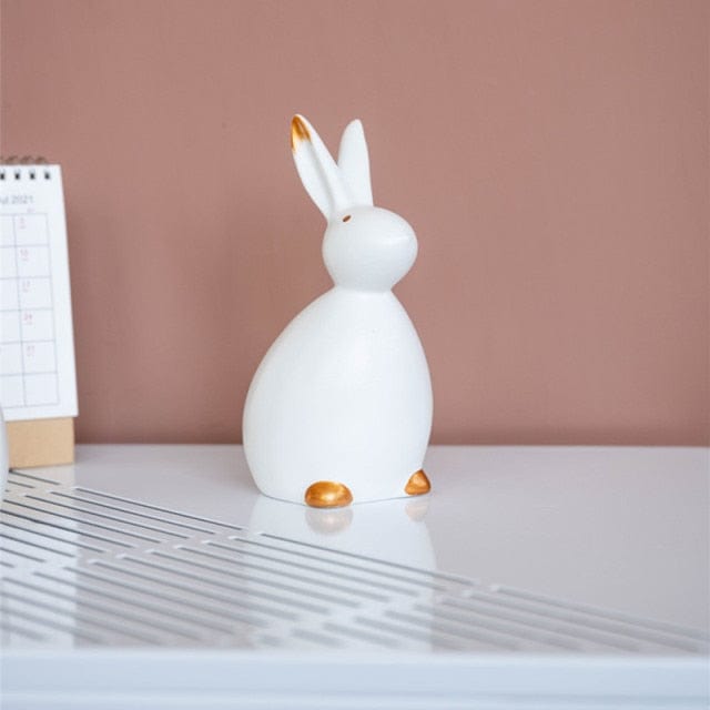 Porcelain Rabbit Figurines