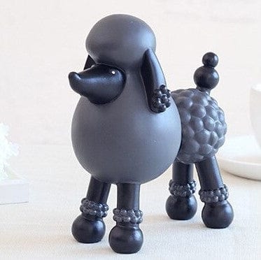 Cartoon Poodle Figurines